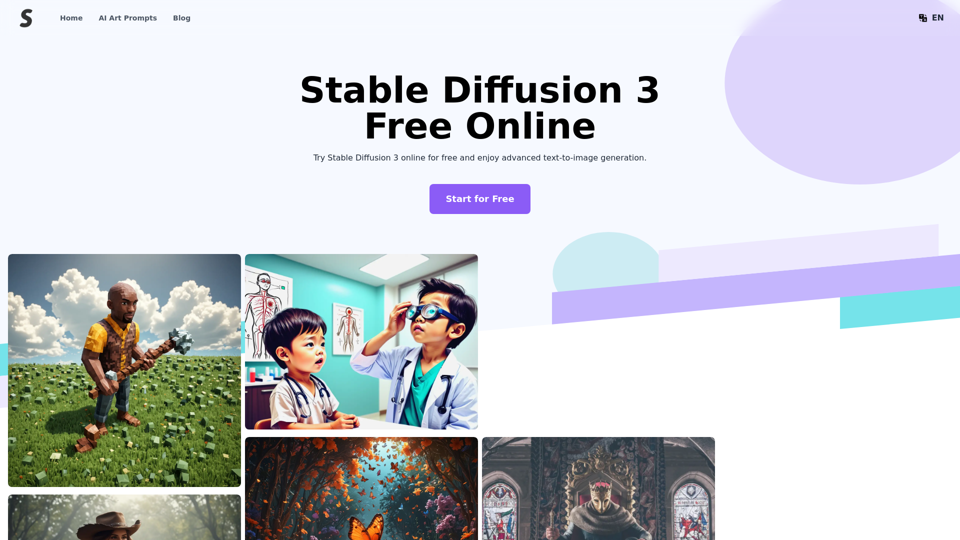 Stable Diffusion 3 Free Online Access - Powered By SD3 API