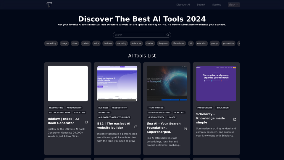 Holen Sie sich die besten KI-Tools | bestaitoolsforthat.com 
