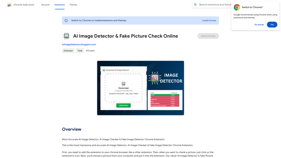 AI Image Detector & Fake Picture Check Online 
