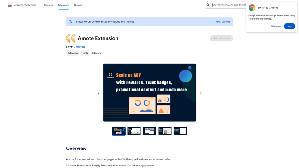 Amote Extension 
