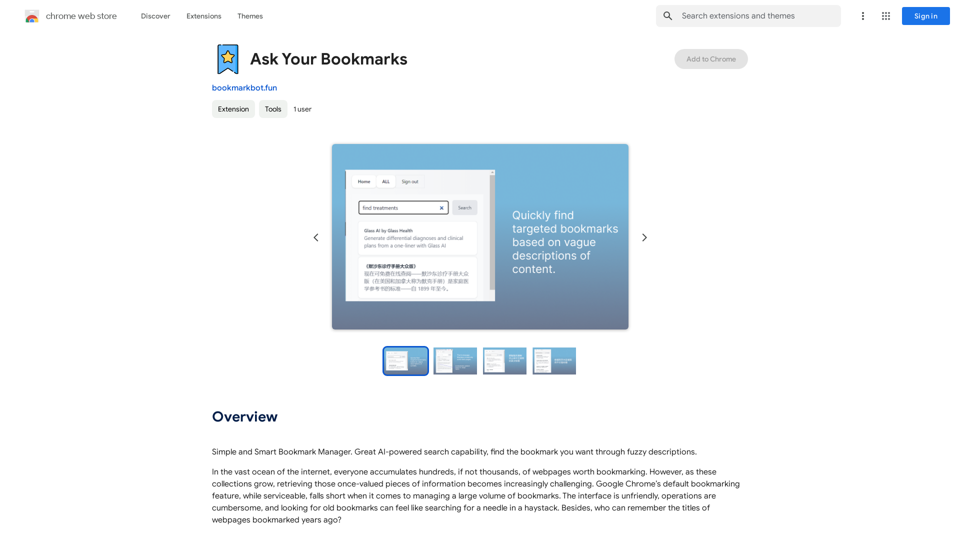 Ask Your Bookmarks 
