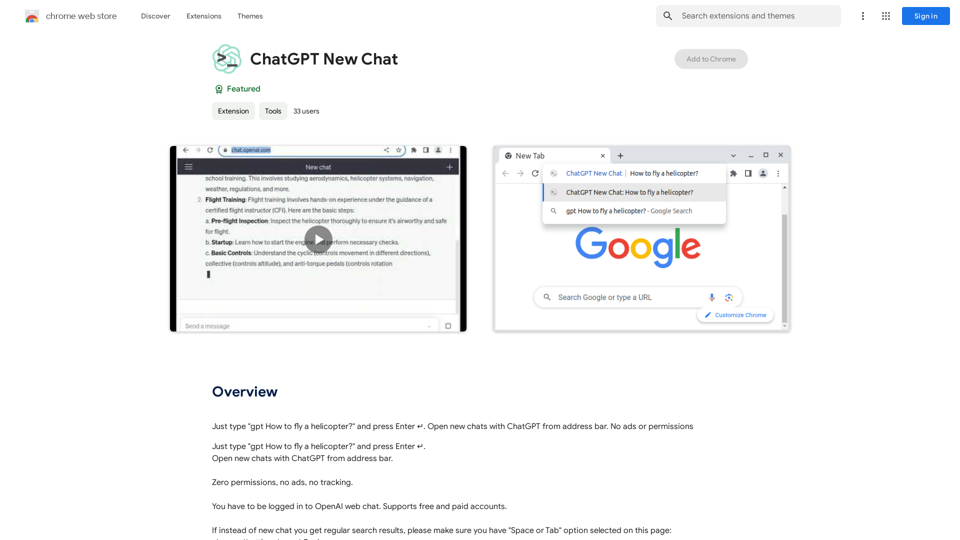 ChatGPT New Chat 
