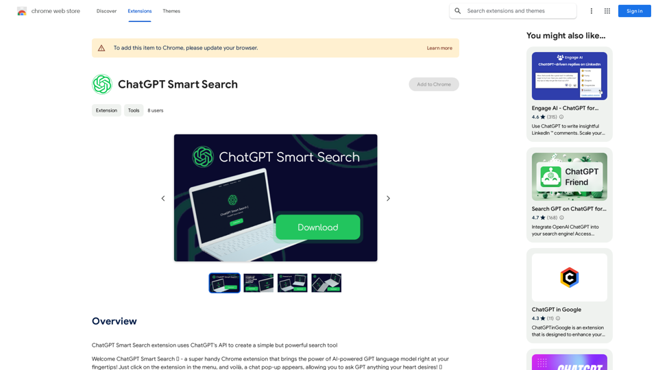 ChatGPT Smart Search 
