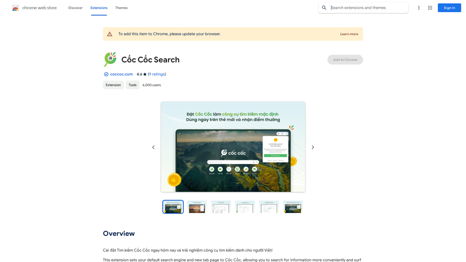 Cốc Cốc Search 
