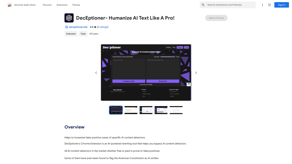 DecEptioner - Humanize AI Text Like A Pro! 
