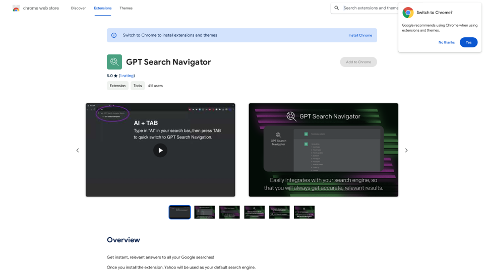 GPT Search Navigator 
