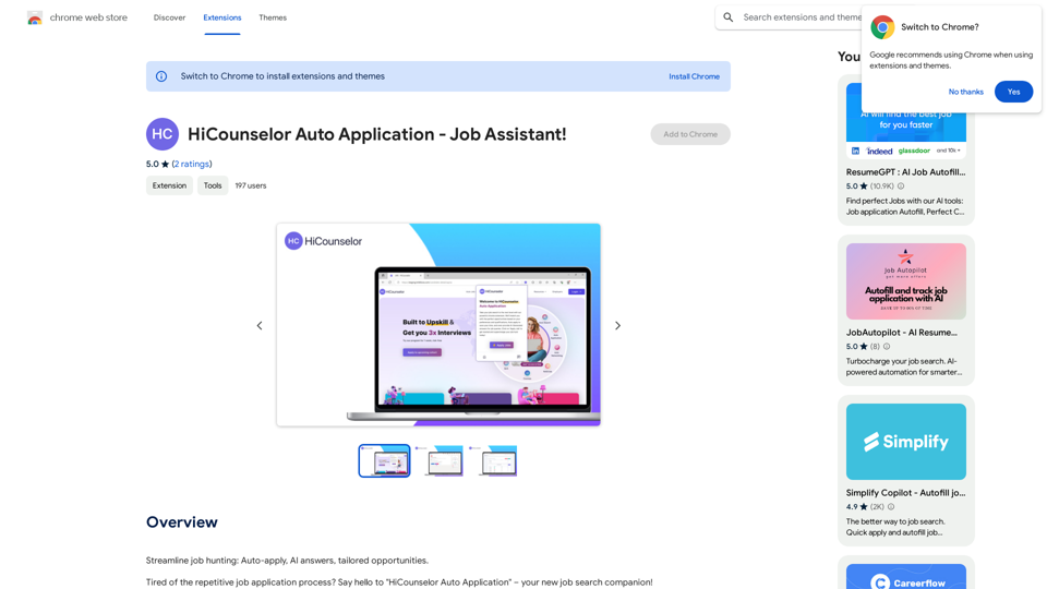 ¡HolaConsejero Aplicación Automática - Asistente de Trabajo! 
