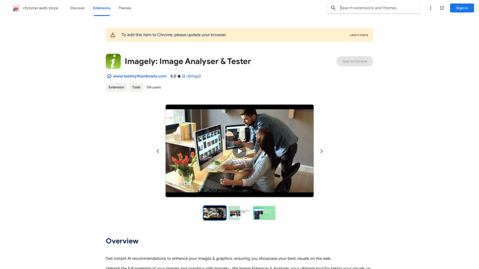 Imagely: Bildanalysierer & -tester 
