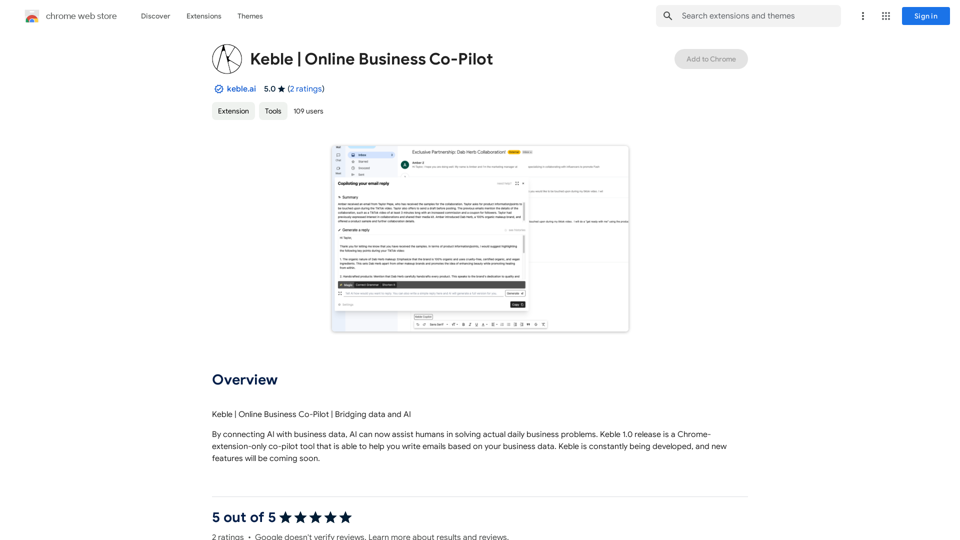 Keble | Online Business Co-Pilot 
