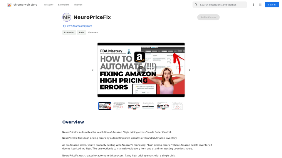 NeuroPriceFix 
