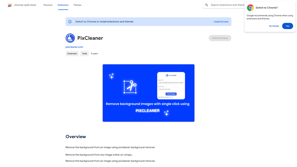 PixCleaner 
