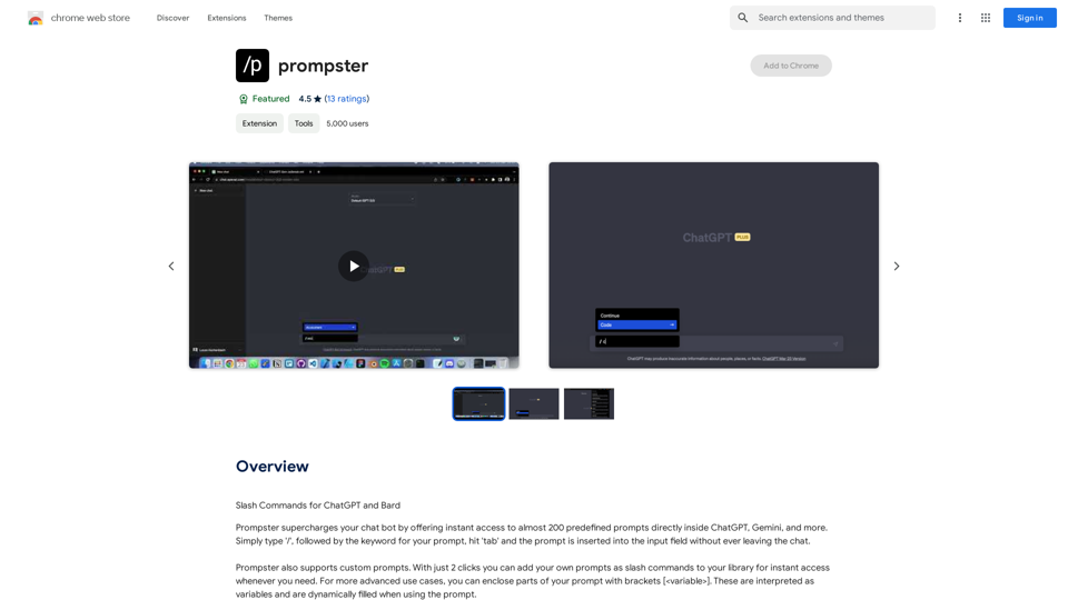 Prompster

O Prompster é uma ferramenta de linguagem natural que ajuda a gerar respostas para perguntas ou tópicos específicos. Ele utiliza algoritmos de processamento de linguagem natural para analisar o contexto e fornecer respostas relevantes e precisas.

Como funciona

O Prompster funciona mediante a análise de grandes quantidades de dados de texto e a aplicação de técnicas de aprendizado de máquina. Isso permite que ele entenda o contexto e a intenção por trás de uma pergunta ou tópico, e forneça respostas que sejam relevantes e úteis.

Vantagens

As principais vantagens do Prompster incluem:

* Respostas precisas: O Prompster fornece respostas precisas e relevantes para as perguntas ou tópicos específicos.
* Tempo de resposta rápido: O Prompster fornece respostas rapidamente, o que é útil para quem precisa de informações rápidas.
* Acessibilidade: O Prompster é acessível a qualquer hora e em qualquer lugar, desde que você tenha uma conexão com a internet.

Aplicativos

O Prompster tem uma variedade de aplicativos, incluindo:

* Chatbots: O Prompster pode ser usado para criar chatbots que fornecem respostas precisas e relevantes para os usuários.
* Sistemas de recomendação: O Prompster pode ser usado para criar sistemas de recomendação que sugerem produtos ou serviços com base nas preferências do usuário.
* Análise de texto: O Prompster pode ser usado para analisar grandes quantidades de texto e fornecer insights valiosos.