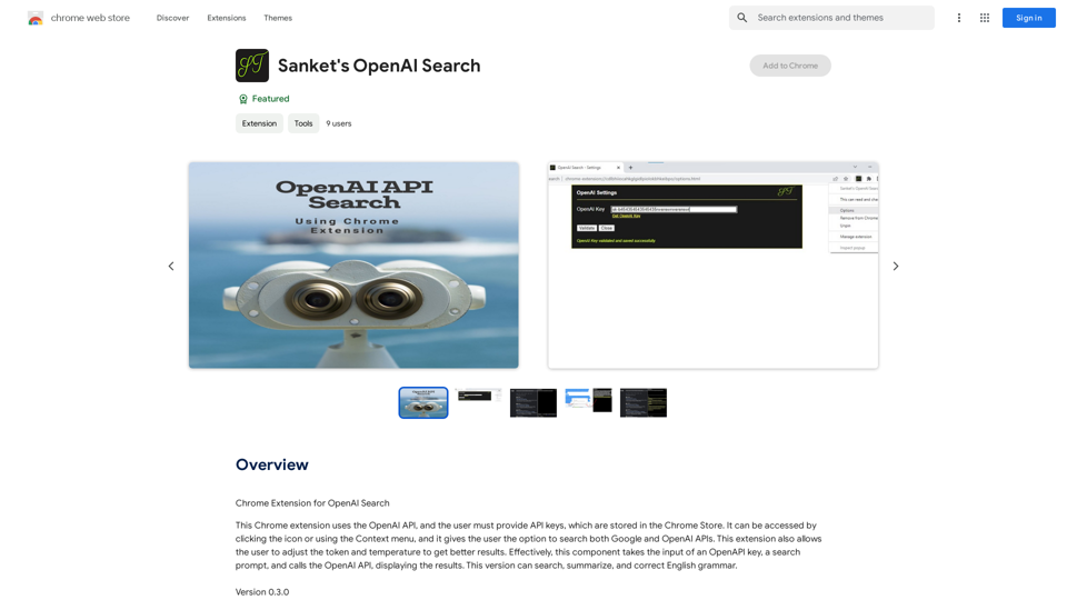 Sanket's OpenAI Search 
