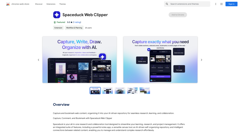 Spaceduck Clipper Web 
