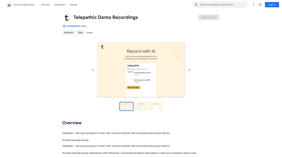 Telepathic Demo Recordings 
