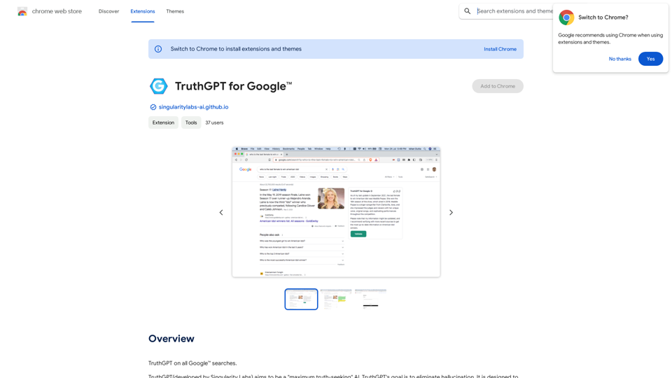 TruthGPT 为 Google™ 
