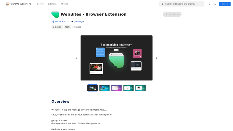 WebBites - Browser Extension 


