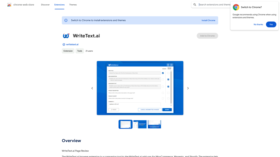 WriteText.ai 
