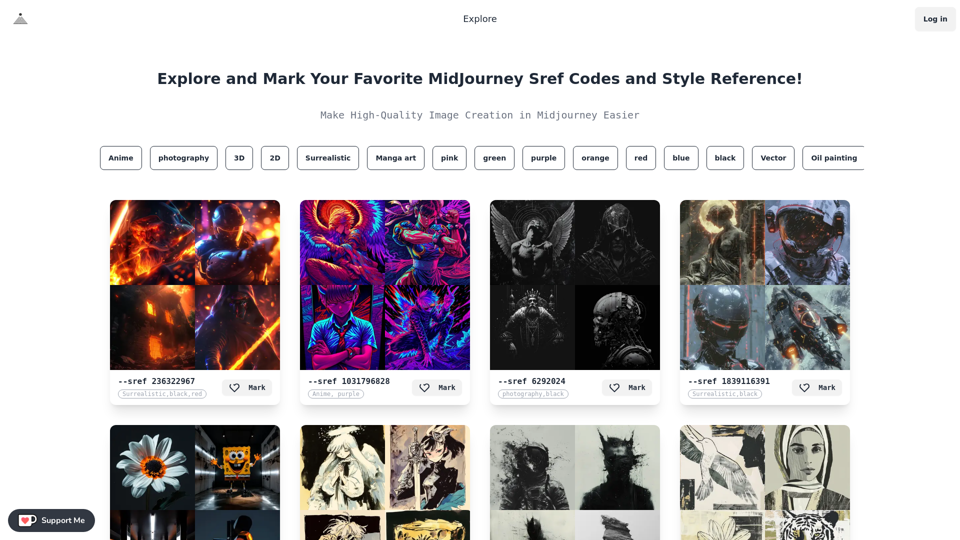 Midjourney SREF Codes Library for Style Reference

What are SREF Codes?

SREF codes are special text strings used in Midjourney to quickly and easily apply specific artistic styles to your image generations. 

How to Use SREF Codes:

Simply add an SREF code to your Midjourney prompt. For example:

`/imagine a majestic dragon, SREF:cyberpunk`

SREF Code Library:

This library contains a collection of SREF codes categorized by style. 

* Art Styles:
    * `photorealistic`: Creates images with high levels of realism.
    * `impressionistic`:  Captures the essence of a scene with loose brushstrokes and vibrant colors.
    * `cubist`:  Breaks down objects into geometric shapes.
    * `surrealist`:  Creates dreamlike and fantastical images.
    * `abstract`:  Focuses on form, color, and composition rather than representational imagery.

* Visual Effects:
    * `cinematic`:  Gives images a cinematic look and feel.
    * `HDR`:  Creates images with high dynamic range, resulting in greater detail and contrast.
    * `neon`:  Adds vibrant neon lights to the image.
    * `pixel art`:  Generates images in a retro pixel art style.

* Other Styles:
    * `anime`:  Creates images in the style of Japanese animation.
    * `manga`:  Similar to anime, but with a more comic book aesthetic.
    * `sketch`:  Generates images that resemble pencil sketches.
    * `watercolor`:  Creates images with the look and feel of watercolor paintings.

Note: This is just a small sample of the many SREF codes available. 

Explore and Experiment:

The best way to learn about SREF codes is to experiment with them! Try combining different codes to create unique and interesting styles.


