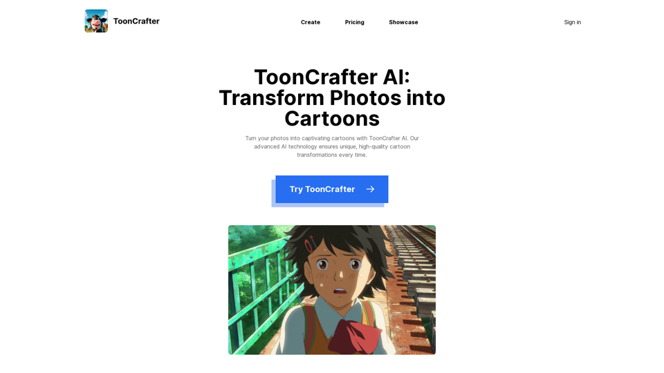 ToonCrafter AI: 将照片变为漫画 
