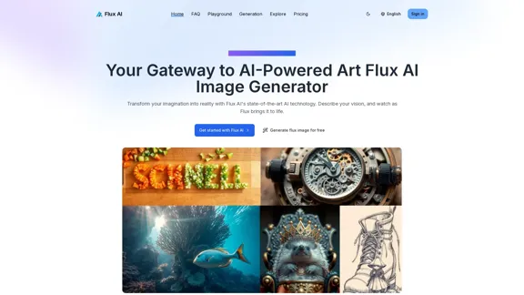 Flux AI Image Generator: The Future of Creative Visualization