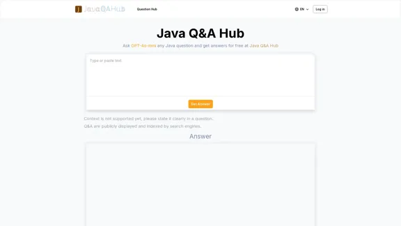 Java Q&A Hub: Kostenloser ChatGPT-Client