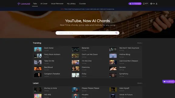 Lamucal - Tabs & Chords for Any Song