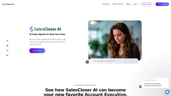 AI Sales Agent - AI Powered Sales Tool | Sales Closer AI