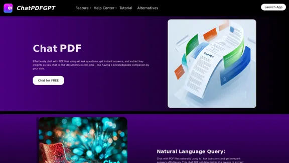 ChatPDFGPT: Free AI Chat for Any PDF Document