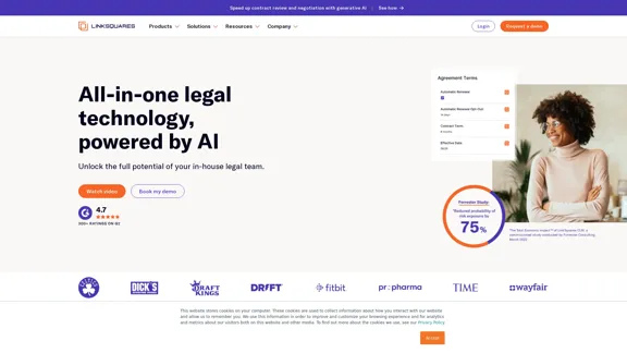 AI-Powered Contract Management for Legal Teams | LinkSquares