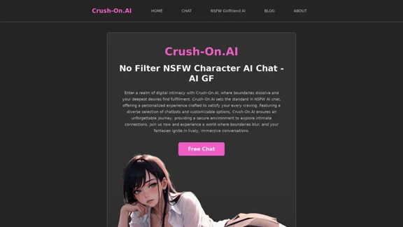 Crush-On.AI - フィルターなし NSFW キャラクター AI チャット - AI GF