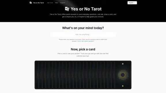 Sí o No Tarot