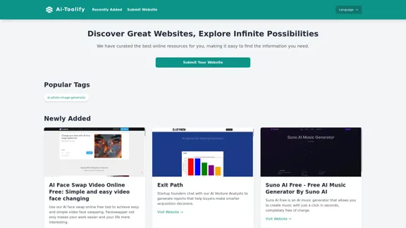 Navegação AI-Toolify: Melhores e Mais Recentes Ferramentas de IA de 2024 | AI-Toolify