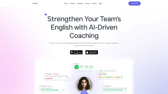 Lucida AI - Strengthen Your Team's English with AI-Driven Coaching