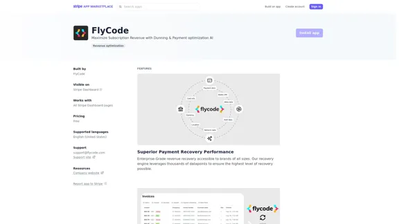 FlyCode | Applications Stripe