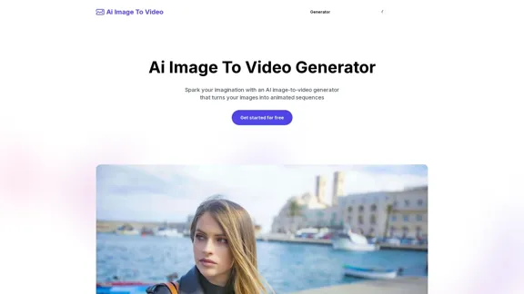 KI-Bild-zu-Video-Generator online | Erwecken Sie Ihre Bilder zum Leben