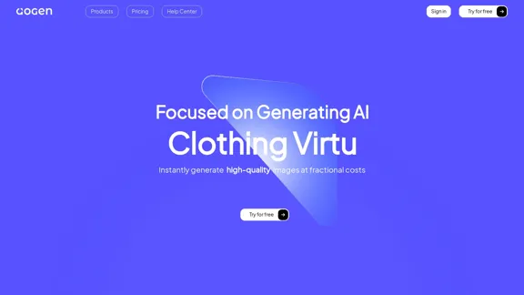 aoGen - Generating AI Clothing Virtual Models