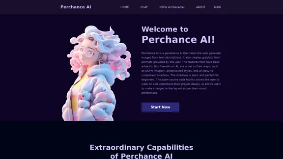 Gerador de Personagens de IA (gratuito, sem cadastro, ilimitado)―Perchance AI