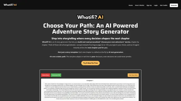 Story Adventure AI Generator - What if? AI