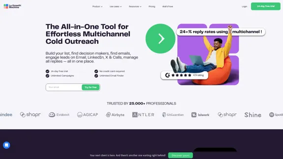 La Growth Machine: The Best Multichannel Sales Automation Tool