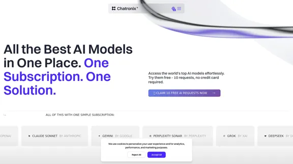 Chatronix.ai - Многофункциональная платформа для общения с ИИ с более чем 550 подсказками для бизнеса, маркетинга и образования.