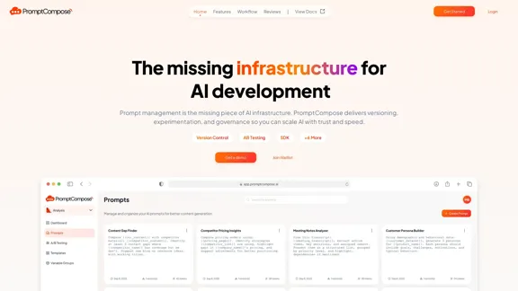 PromptCompose - The Essential Infrastructure Layer for AI Prompts