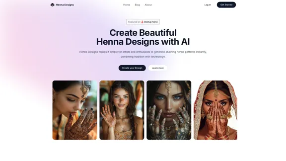 Henna Designs - Generate Stunning Henna Patterns Using AI