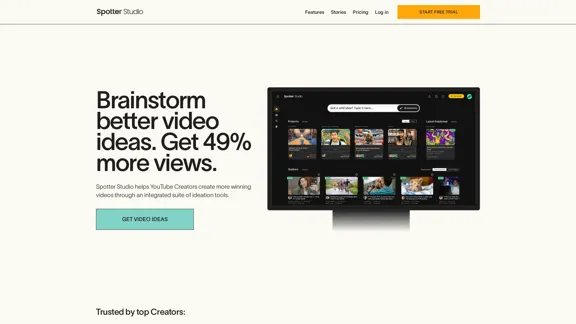 Spotter Studio | Comprehensive YouTube Idea Generation Tool