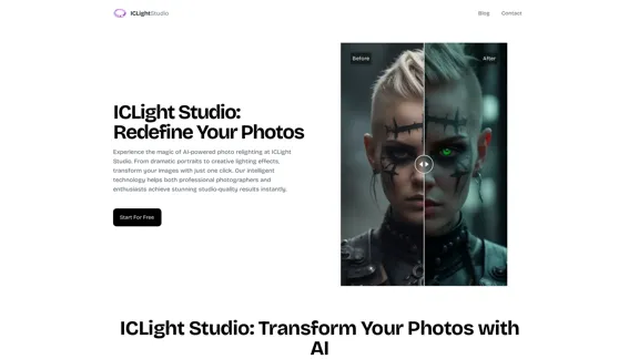 ICLight Studio - Free and Easy AI Photo Relighting