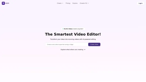 Wuri: The Most Intelligent Video Editing Tool