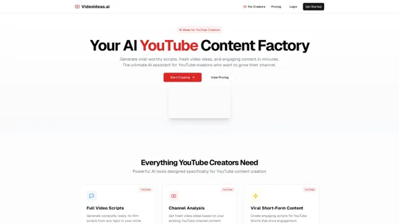 Generate Creative Video Ideas Instantly