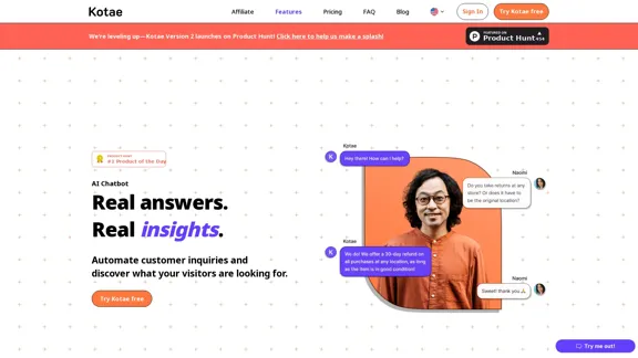 Kotae | Transform Website Visitors into Customers