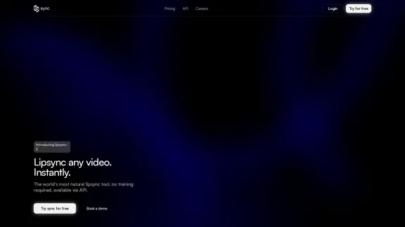 sync.so - 一個 AI 影片對嘴工具 sync.so - 一個 AI 影片對嘴工具