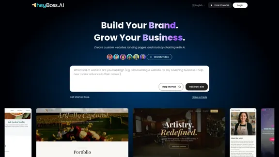HeyBoss.ai — AI Website Builder & Complete AI Business Team